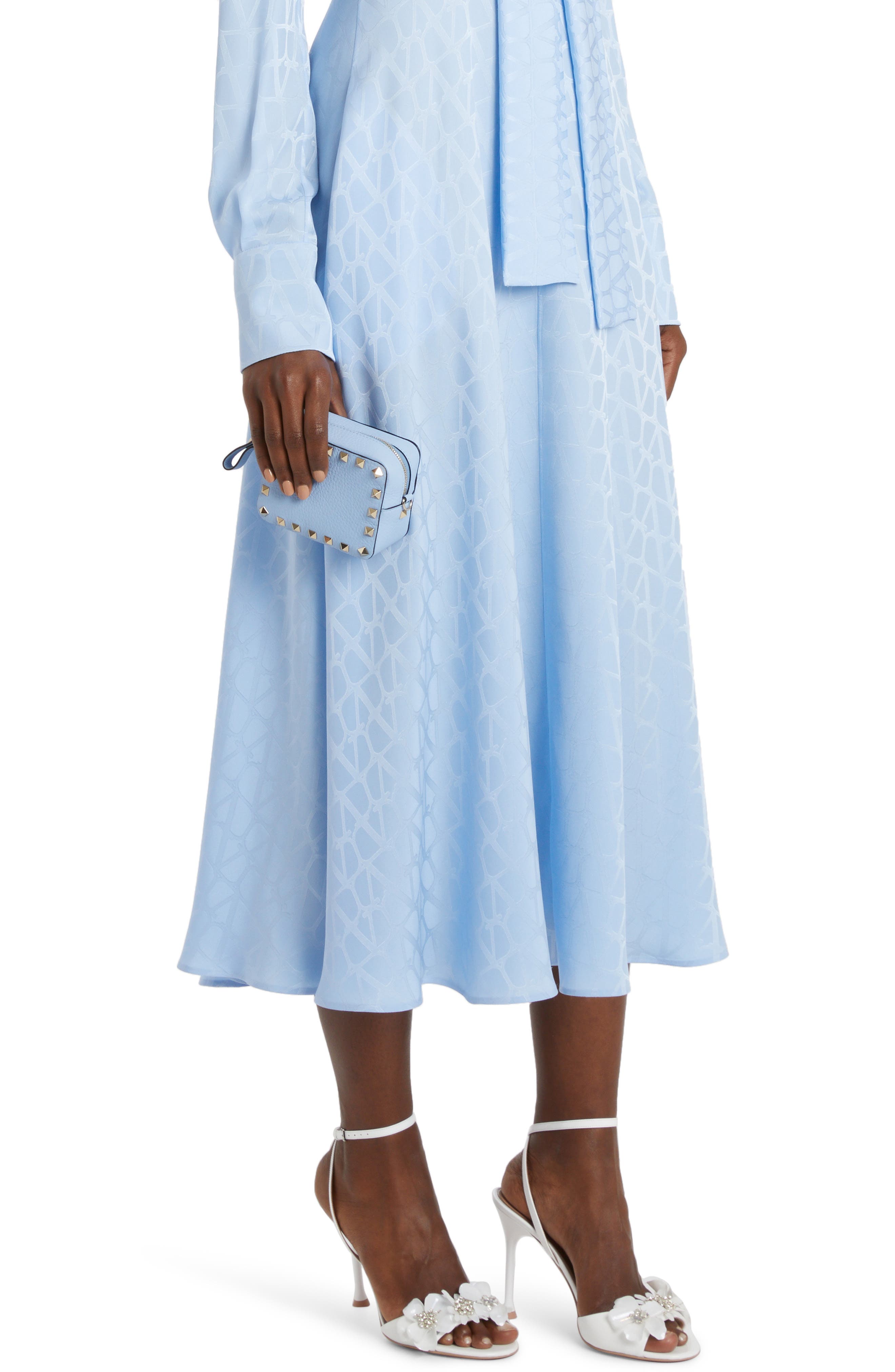 Valentino Garavani Mini Rockstud Leather Crossbody Bag, Alternate, color, 