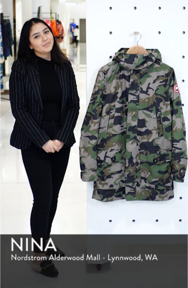 Crew Trench Jacket with Removable Hood, sales video thumbnail