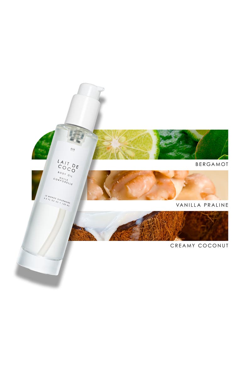 Lait de Coco Body Oil, Alternate, color, NO COLOR
