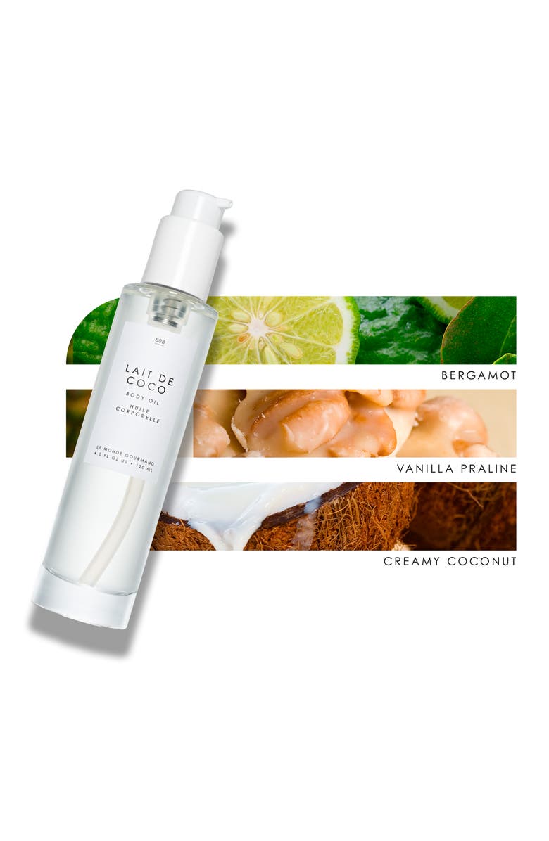 LE MONDE GOURMAND Lait de Coco Body Oil, Alternate, color, 