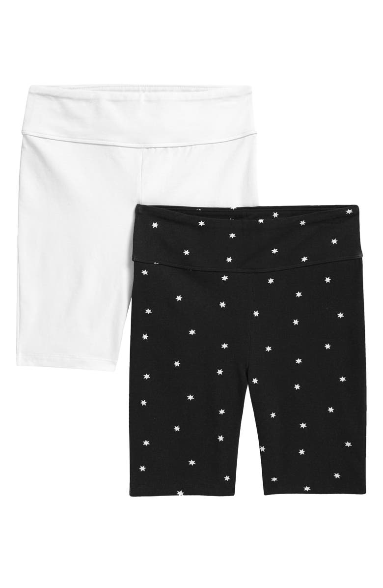 Nordstrom Kids' High Waist Bike Shorts Two-Pack, Main, color, 