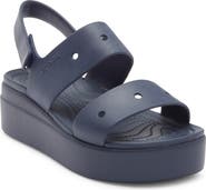 CROCS Brooklyn 4U Water Resistant Wedge Slingback Sandal