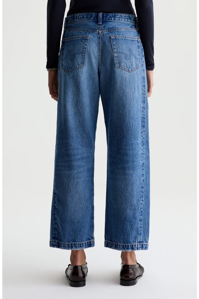 Hattie High Waist Ankle Barrel Leg Jeans, Alternate, color, JIVE