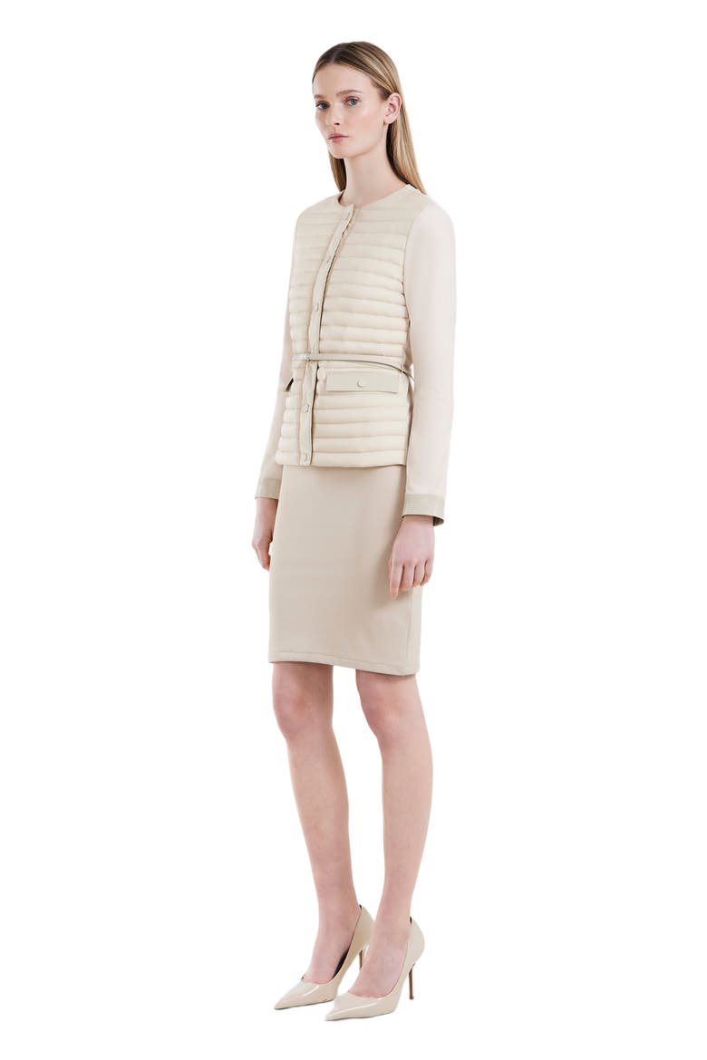 LINA WOMEN'S LIGHT DOWN COMBO JACKET, Alternate, color, Vanilla