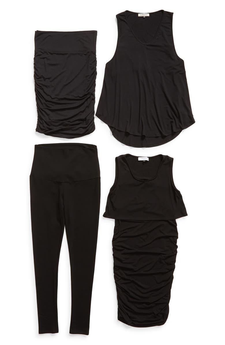 Angel Maternity The Comfortable Bump 4-Piece Maternity Starter Kit, Main, color, 