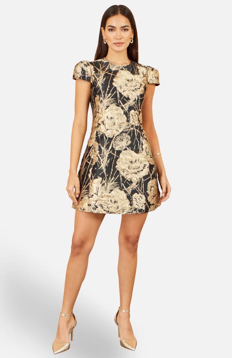Jacquard Mini Skater Dress