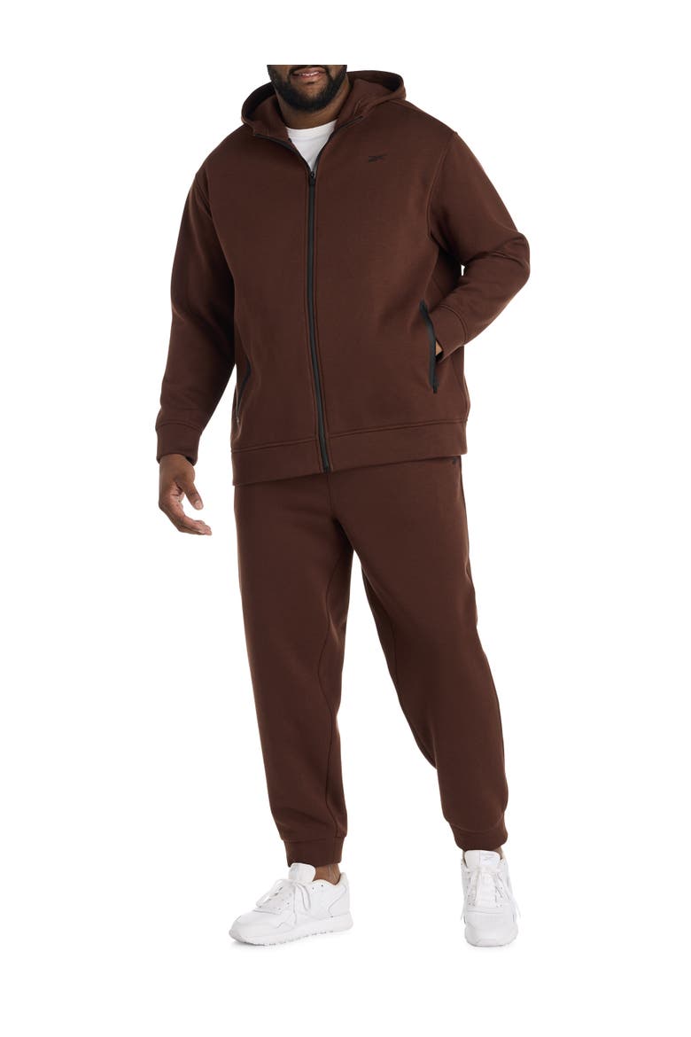Big & Tall Performance Tech Fleece Joggers, Alternate, color, CAMPUS BROWN