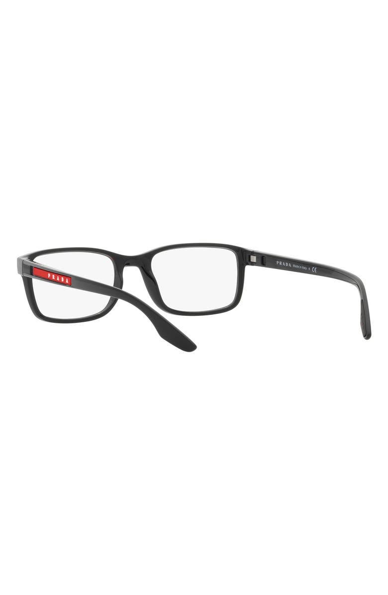 Prada Linea Rossa 55mm Pillow Optical Glasses, Alternate, color, 