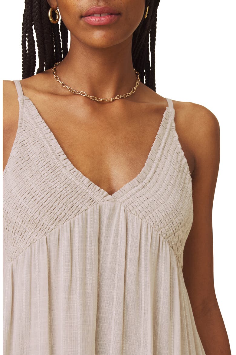 Bianca Maxi Dress, Alternate, color, FAWN / WHITE
