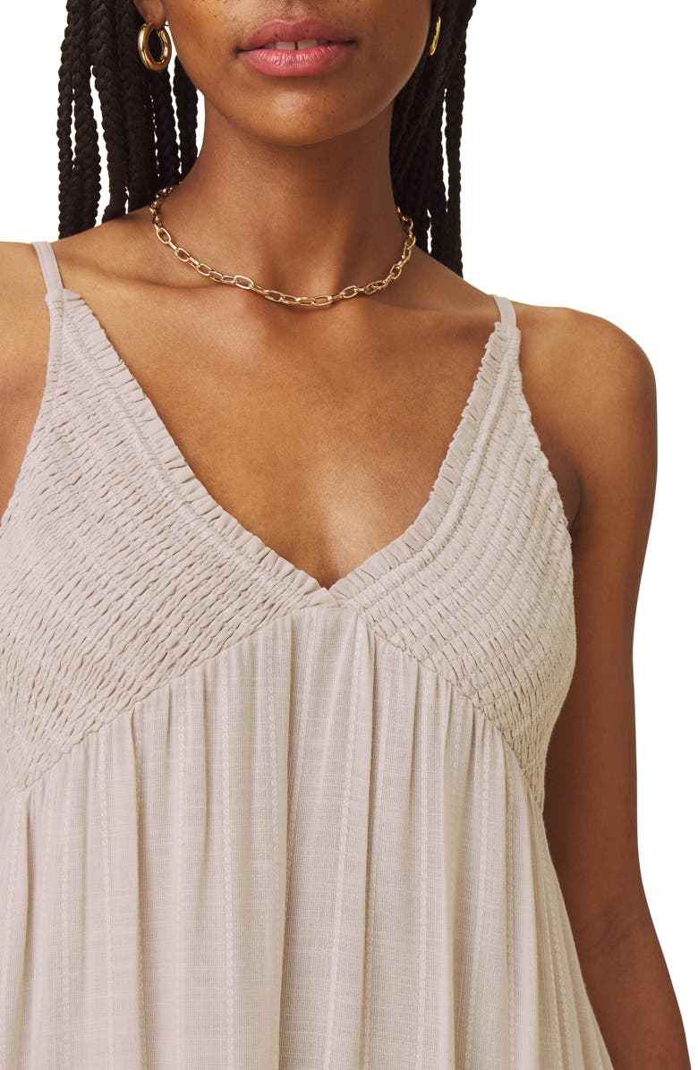 Splendid Bianca Maxi Dress, Alternate, color, Fawn / White