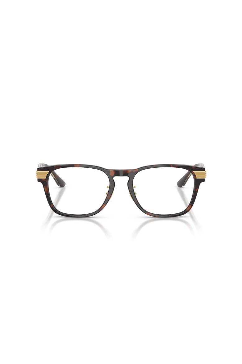 52mm Rectangle optical glasses, Alternate, color, Tortoise