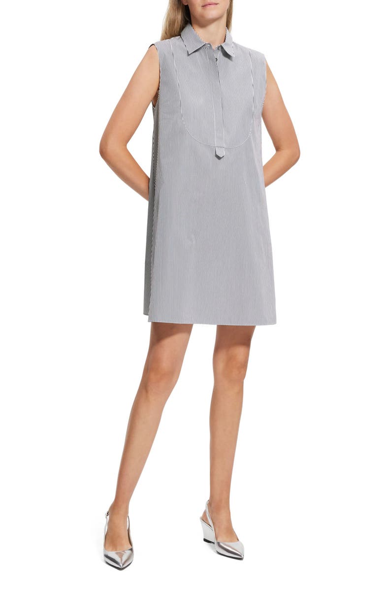 Theory Sleeveless A-Line Tunic Dress, Main, color, 