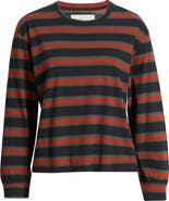 THE GREAT. The Campus Crew Stripe T-Shirt