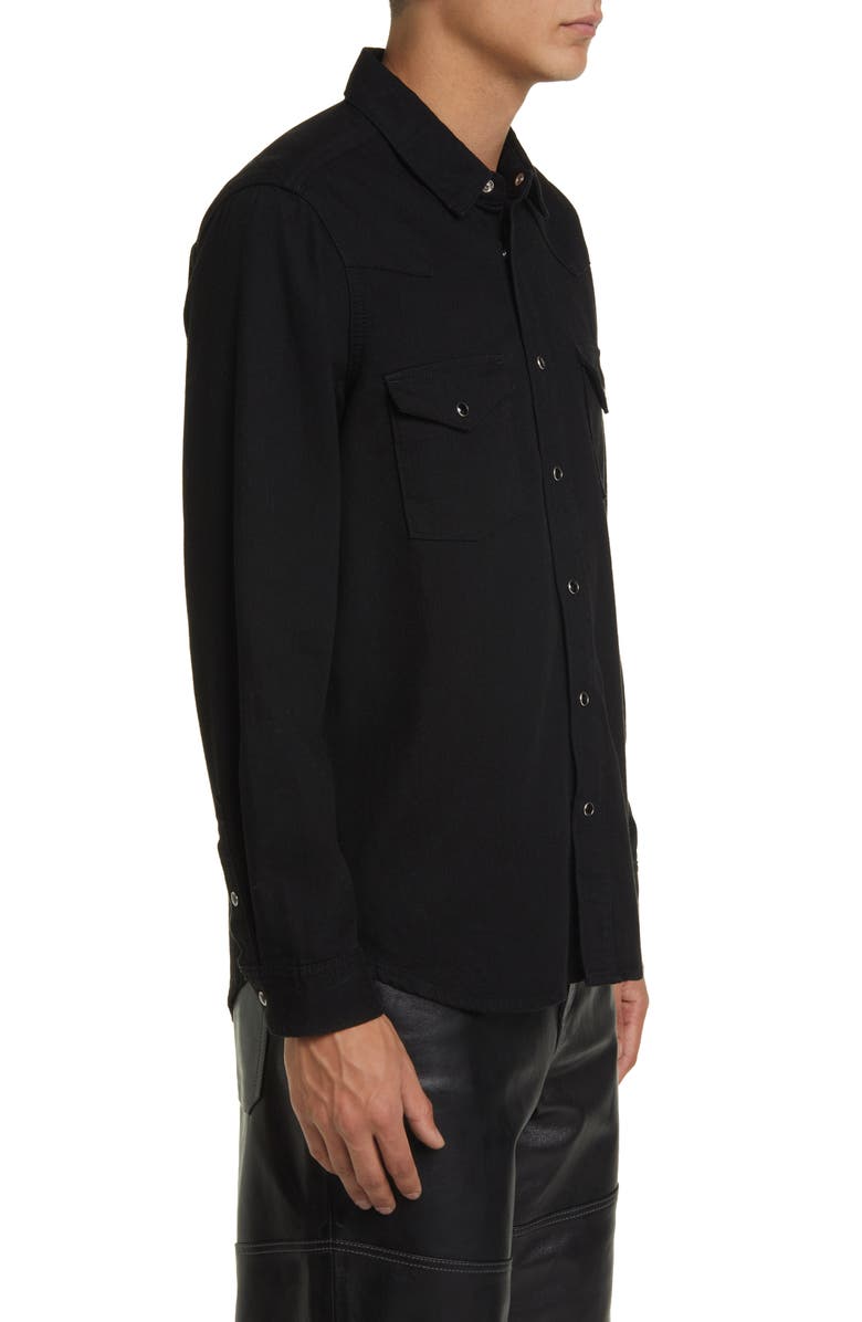 FRAME Western Denim Button-Up Shirt, Alternate, color,