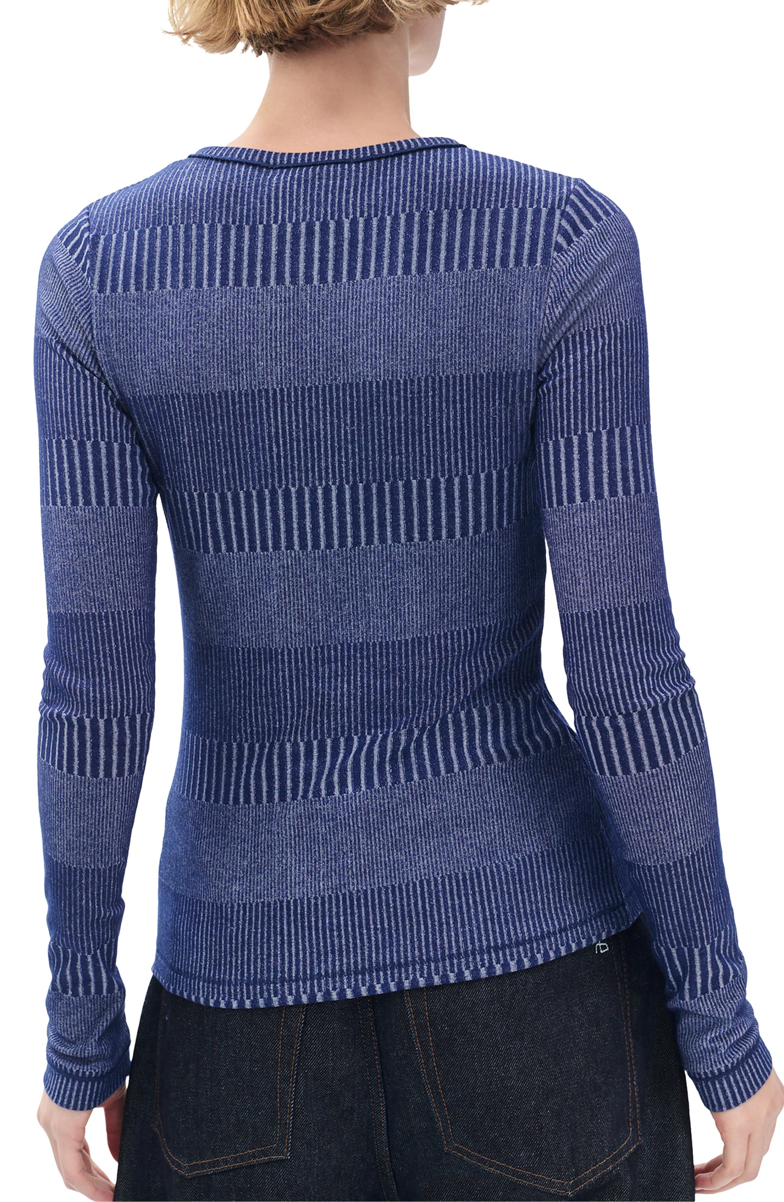 The Knit Two-Tone Rib Henley - image 4