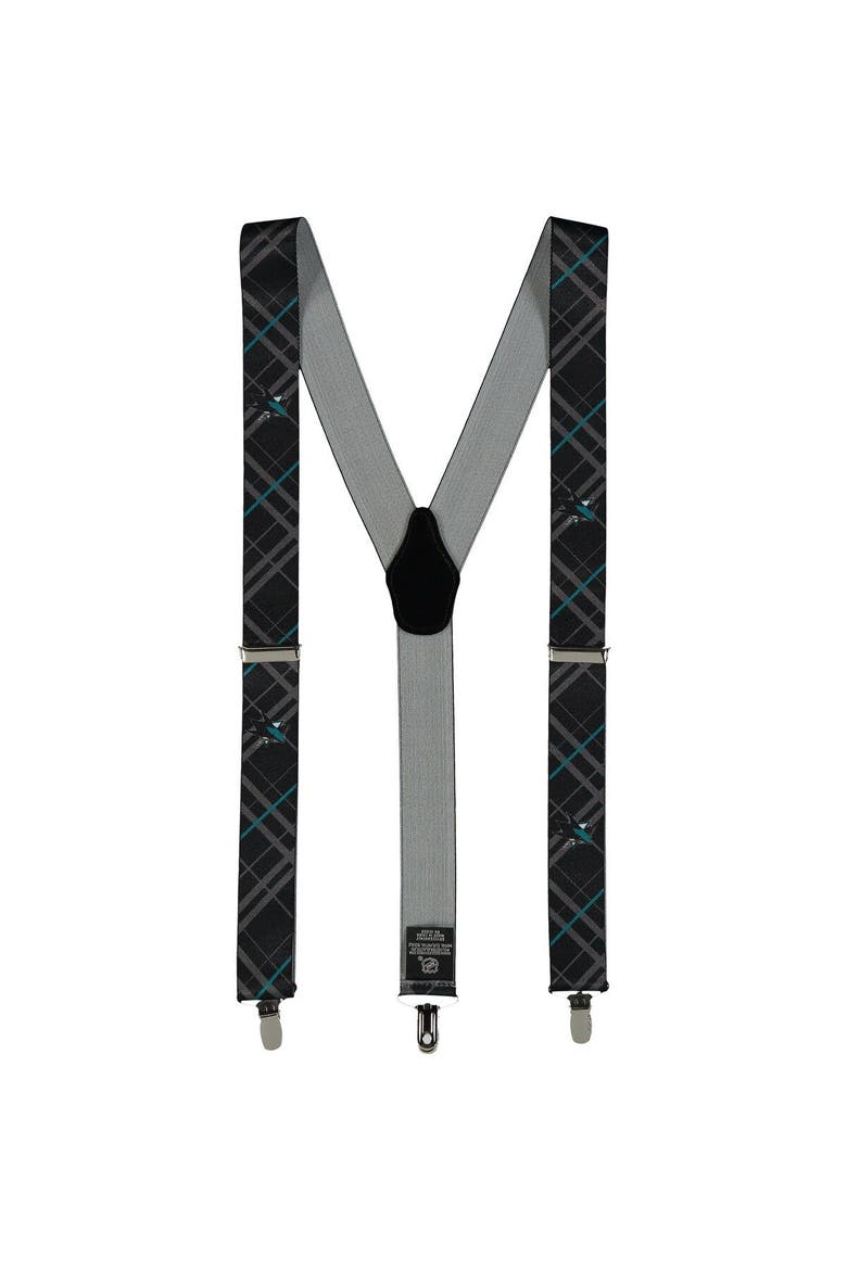Men's Black San Jose Sharks Suspenders, Main, color, Black
