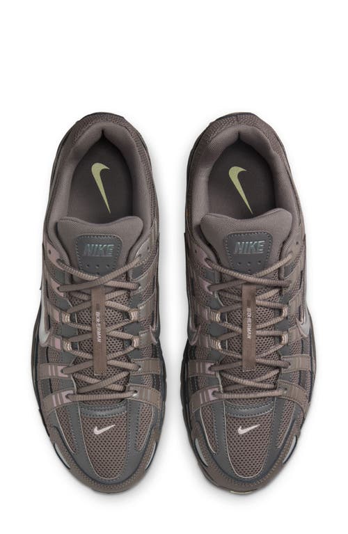 Nike P-6000 Sneakers In Dark Gray And Silver In Cave Stone/silver/ash