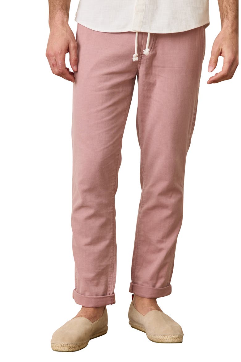 Saturday Stretch Beach Pants, Main, color, FADED BRICK