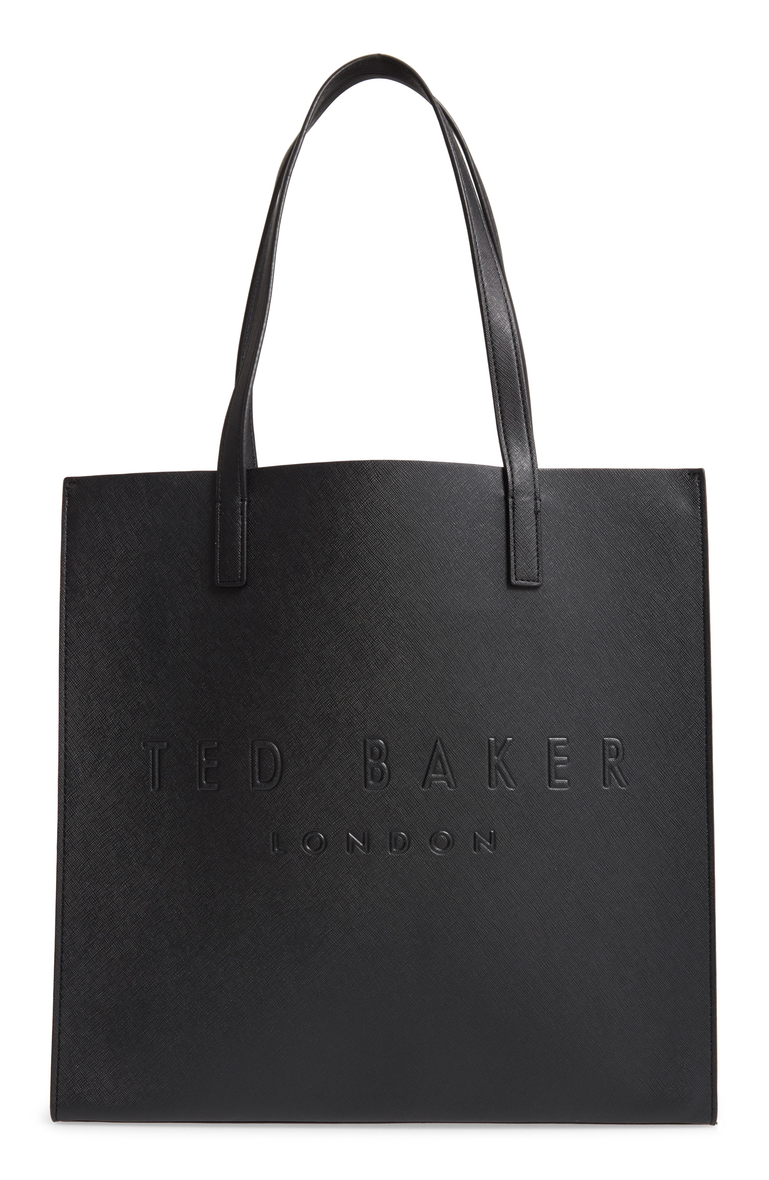 Ted Baker London Large Soocon Embossed Logo Icon Tote, Main, color, 