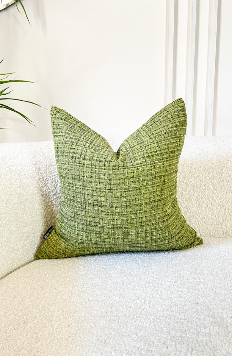 MODISH DECOR PILLOWS Tweed Pillow Cover, Alternate, color, Green Tones
