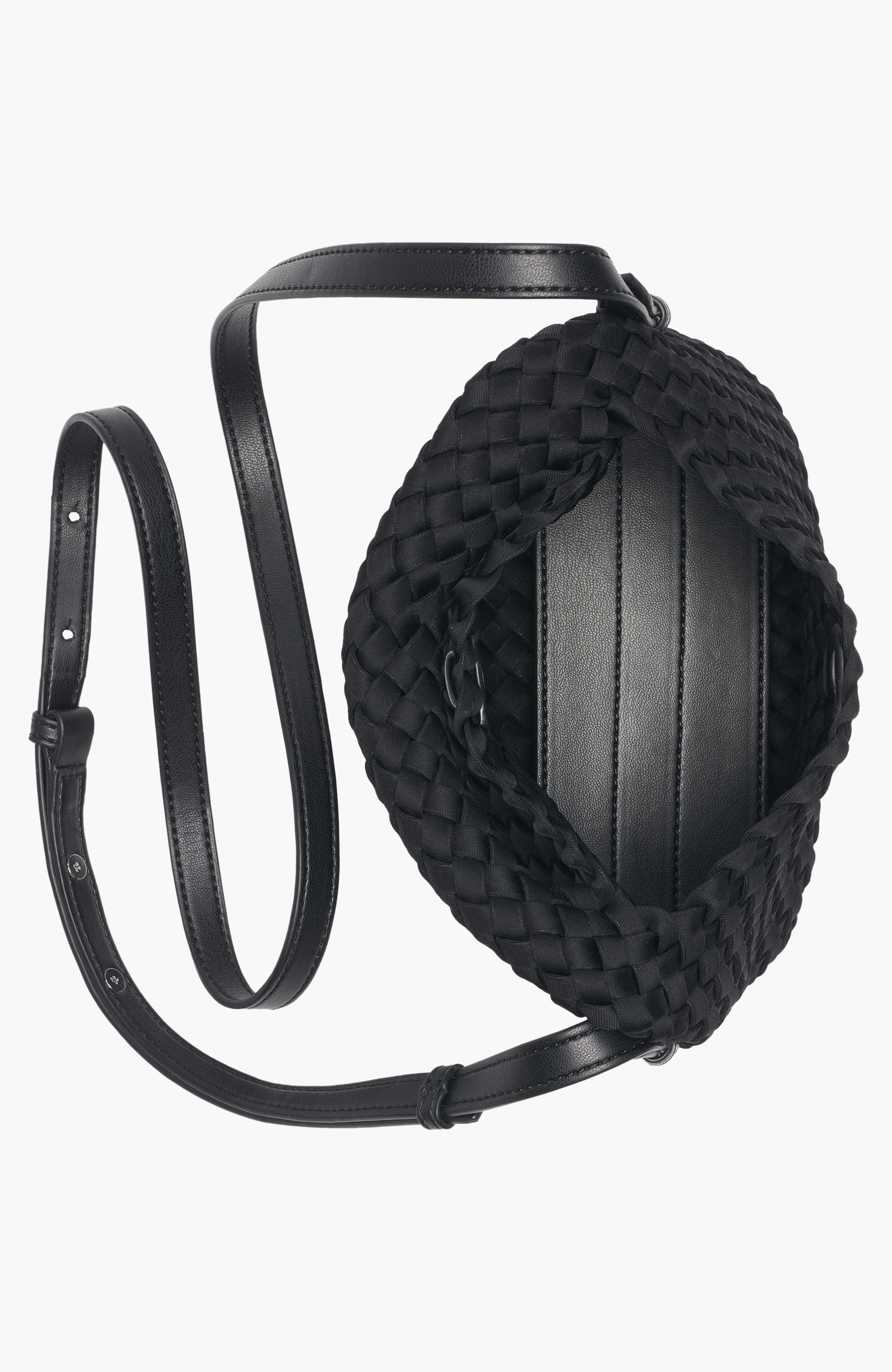 DKNY Giselle Crossbody, Alternate, color, Black/Silver