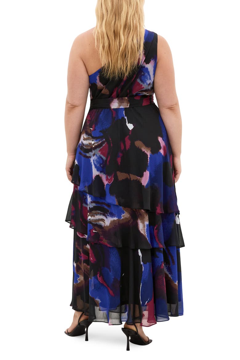 Rendezvous Tiered Ruffle Dress, Alternate, color, FADE