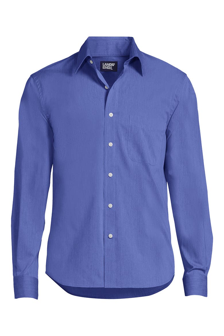 Long Sleeve Stretch Coolmax Shirt, Main, color, French Blue