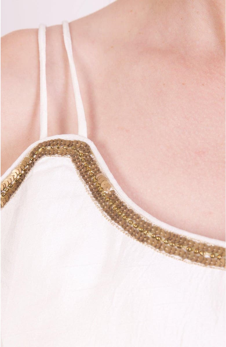 RAAS Neve Sequins Embroidered Blouse, Alternate, color, White