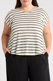 Bobeau Caty Twist Back T-Shirt