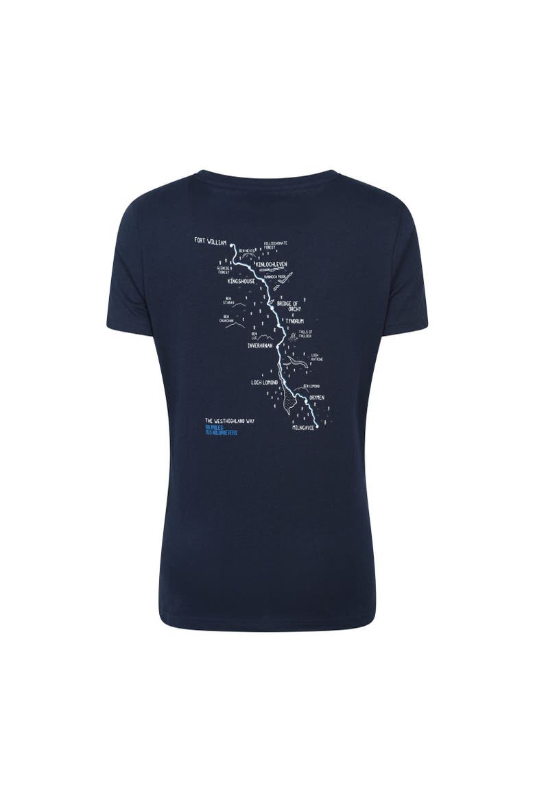 West Highland Way T-Shirt, Alternate, color, Navy