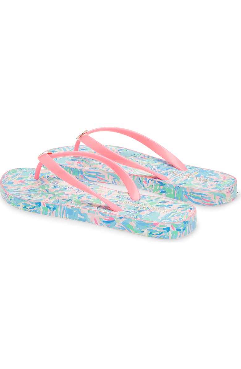 Lilly Pulitzer<sup>®</sup> Pool Flip Flop, Alternate, color,