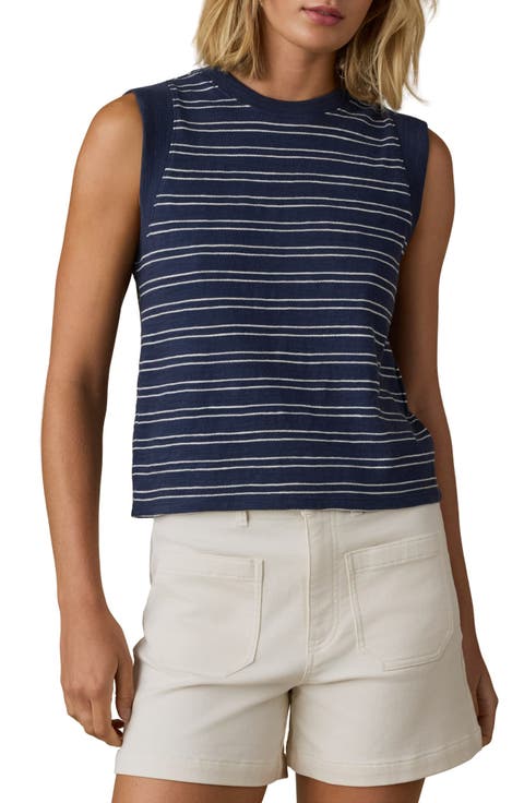 Sunwashed Slub Muscle Tank