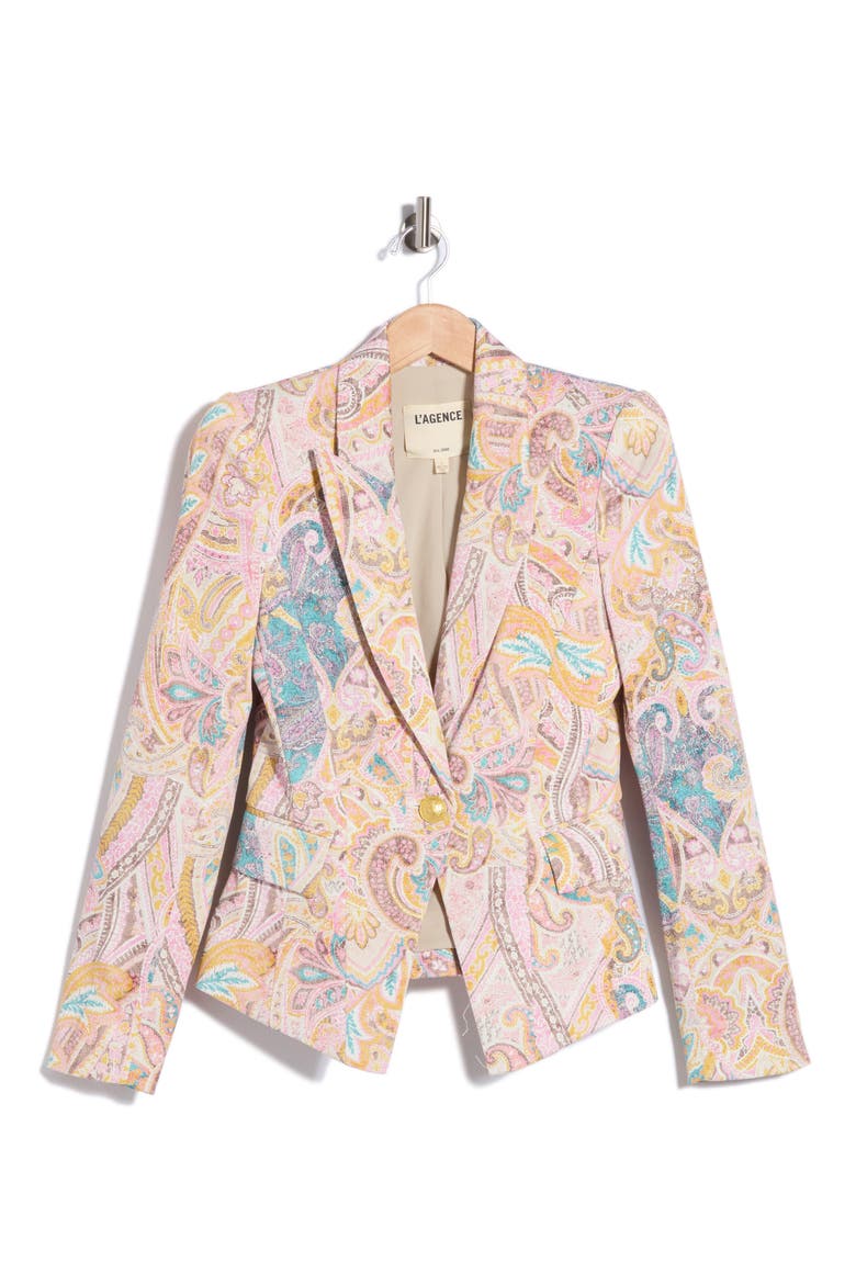 Kaisley Paisley Blazer, Main, color, MULTI WESTERN PAISLEY