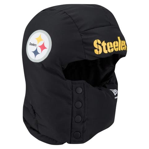 Men's New Era  Black Pittsburgh Steelers Puffer Balaclava