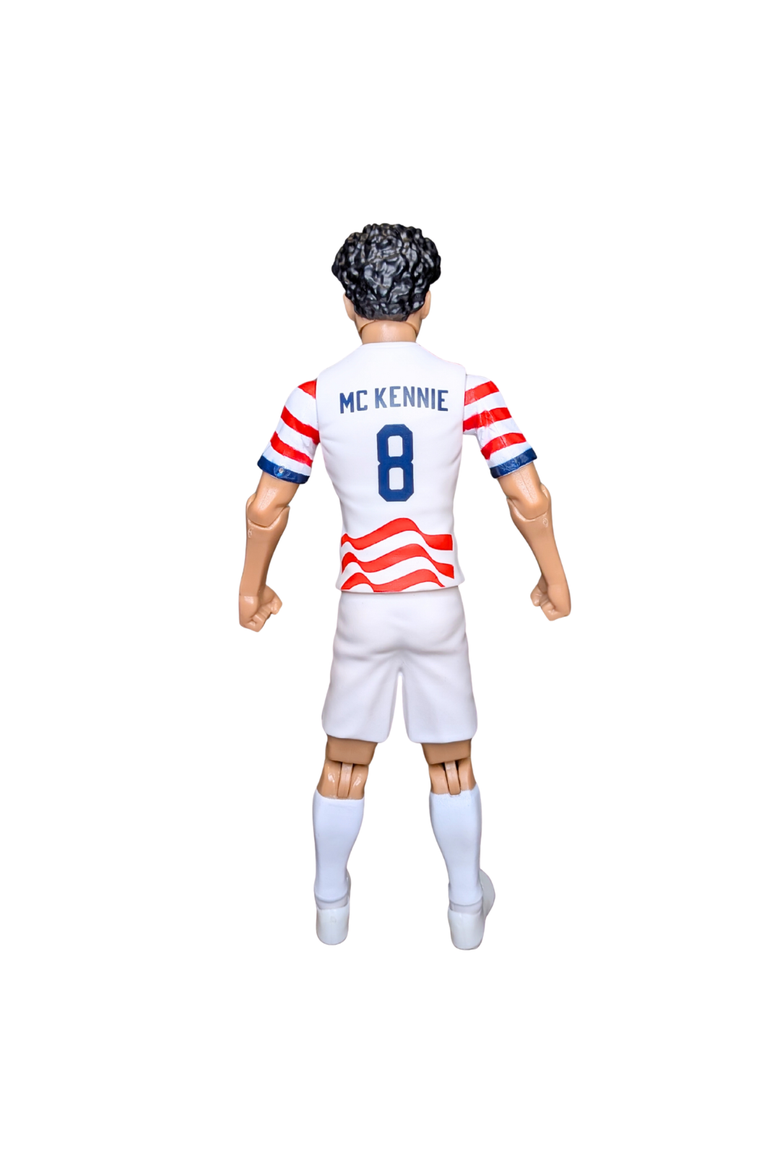 Sockers 2026 USMNT Weston McKennie Home Jersey 8" Soccer Action Figure, Alternate, color, Red