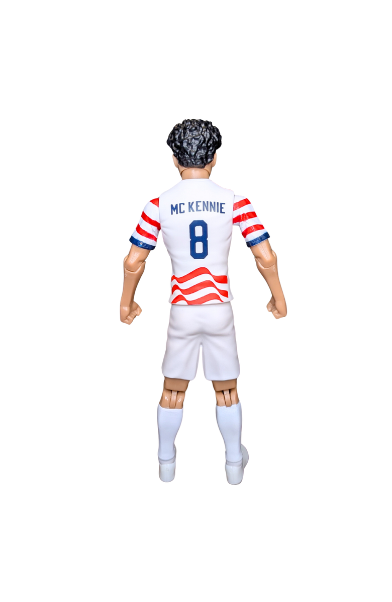 Banbo Toys Sockers 2026 USMNT Weston McKennie Home Jersey 8" Soccer Action Figure, Alternate, color, Red