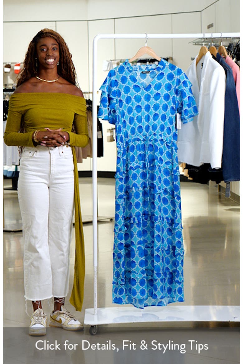 Tiered Ruffle Maxi Dress video