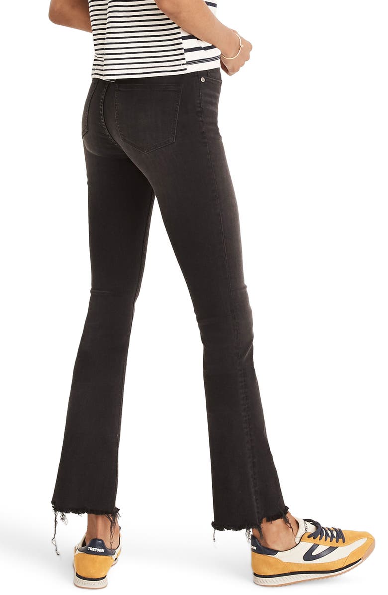 Madewell Cali Chewed Hem Demi Bootcut Jeans, Alternate, color, 