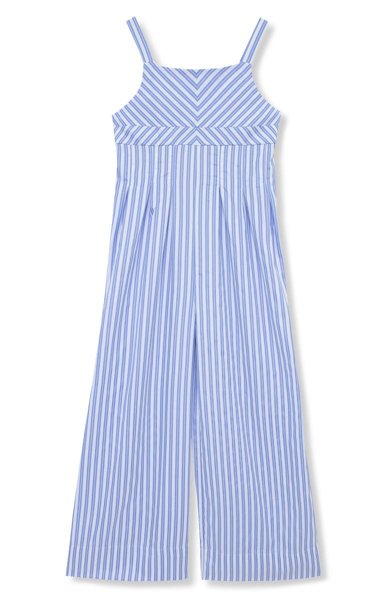 Habitual Kids Kids' Stripe Wide Leg Jumpsuit, Main, color, 