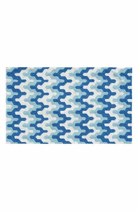 R16 HOME Surge Blue Doormat