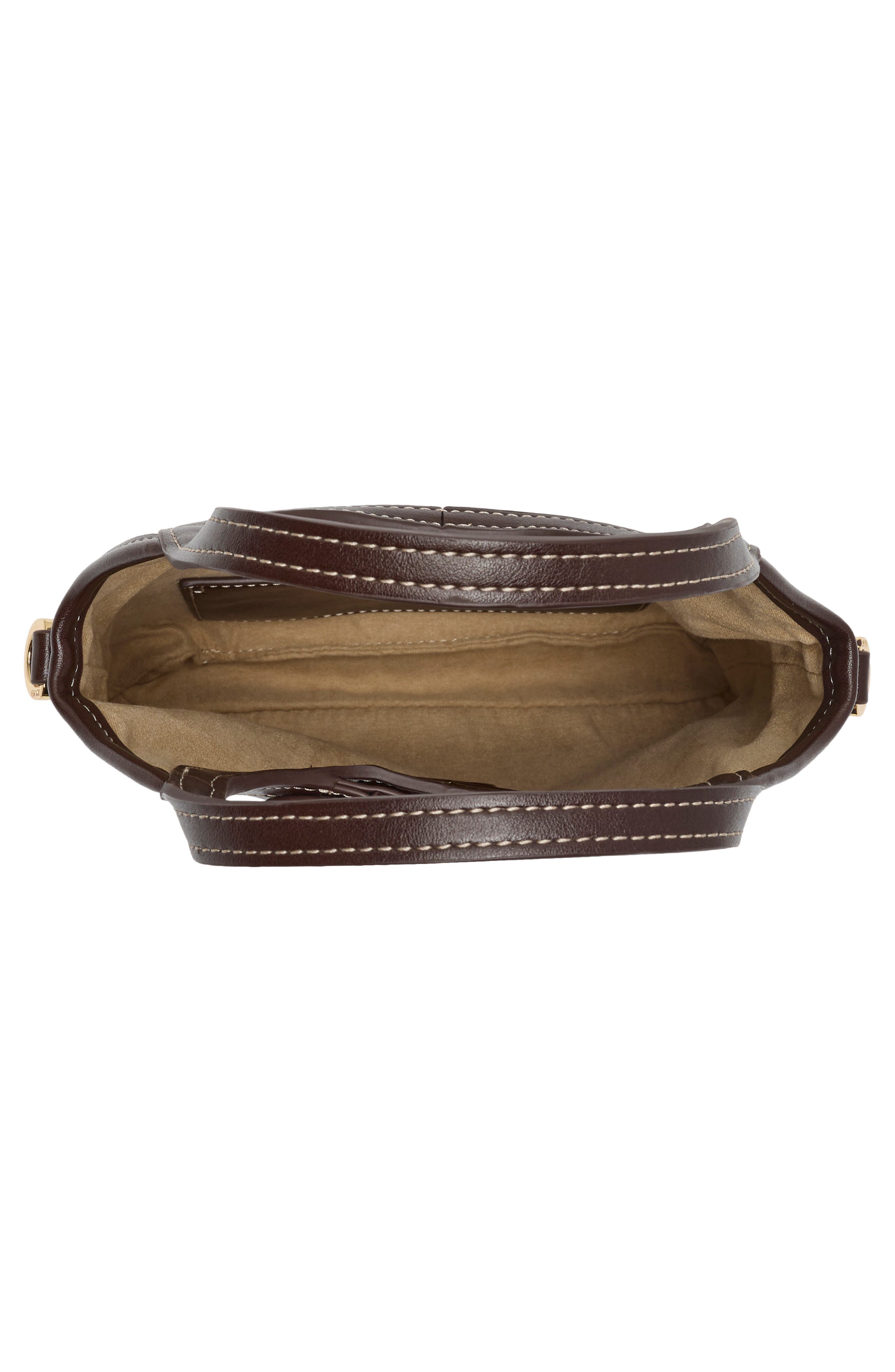 Mini Brooke Belted Top-Handle Bag