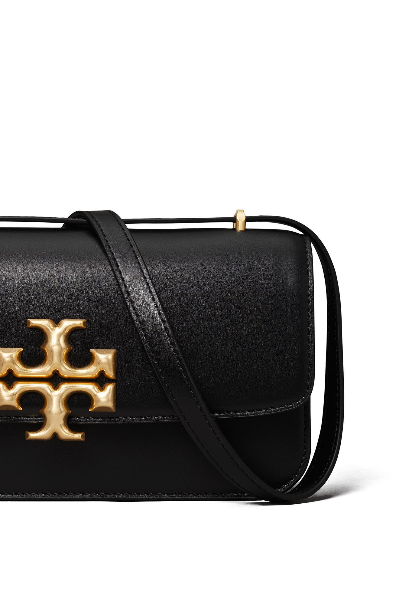 Tory Burch Small Eleanor Rectangular Convertible Leather Shoulder Bag, Alternate, color, 