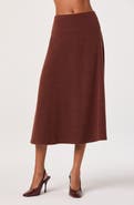 ASTR the Label Knit Midi Skirt