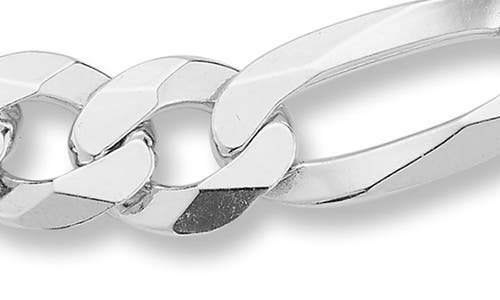 Yield Of Men Sterling Silver Figaro Link Bracelet In Metallic
