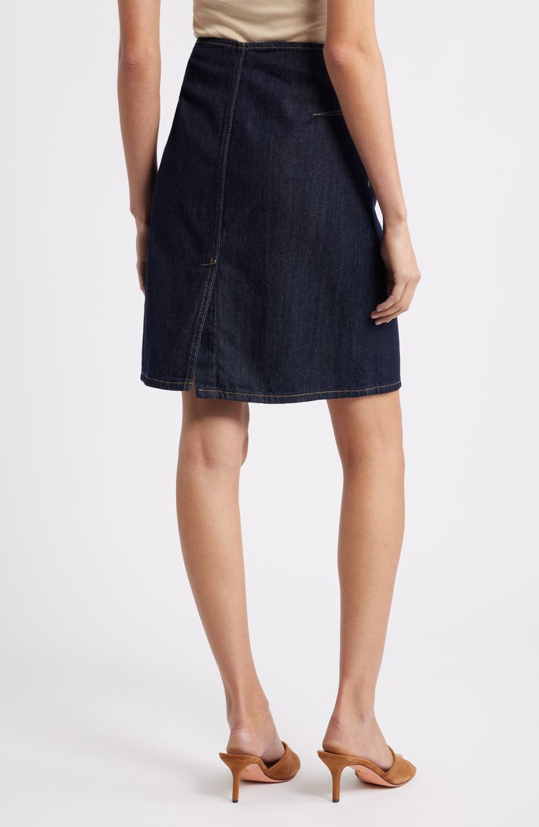 MANGO Menphis Denim Pencil Skirt, Alternate, color, Open Blue