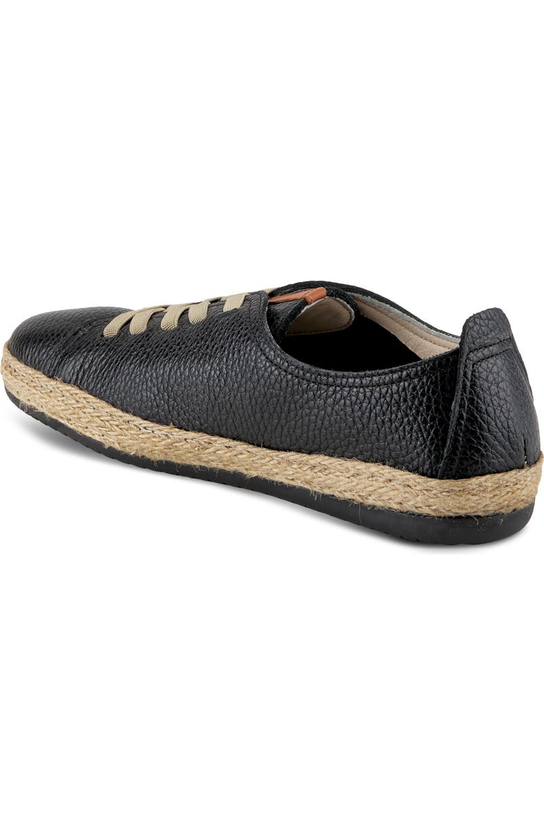 Spring Step Eloya Espadrille Sneaker, Alternate, color, Black