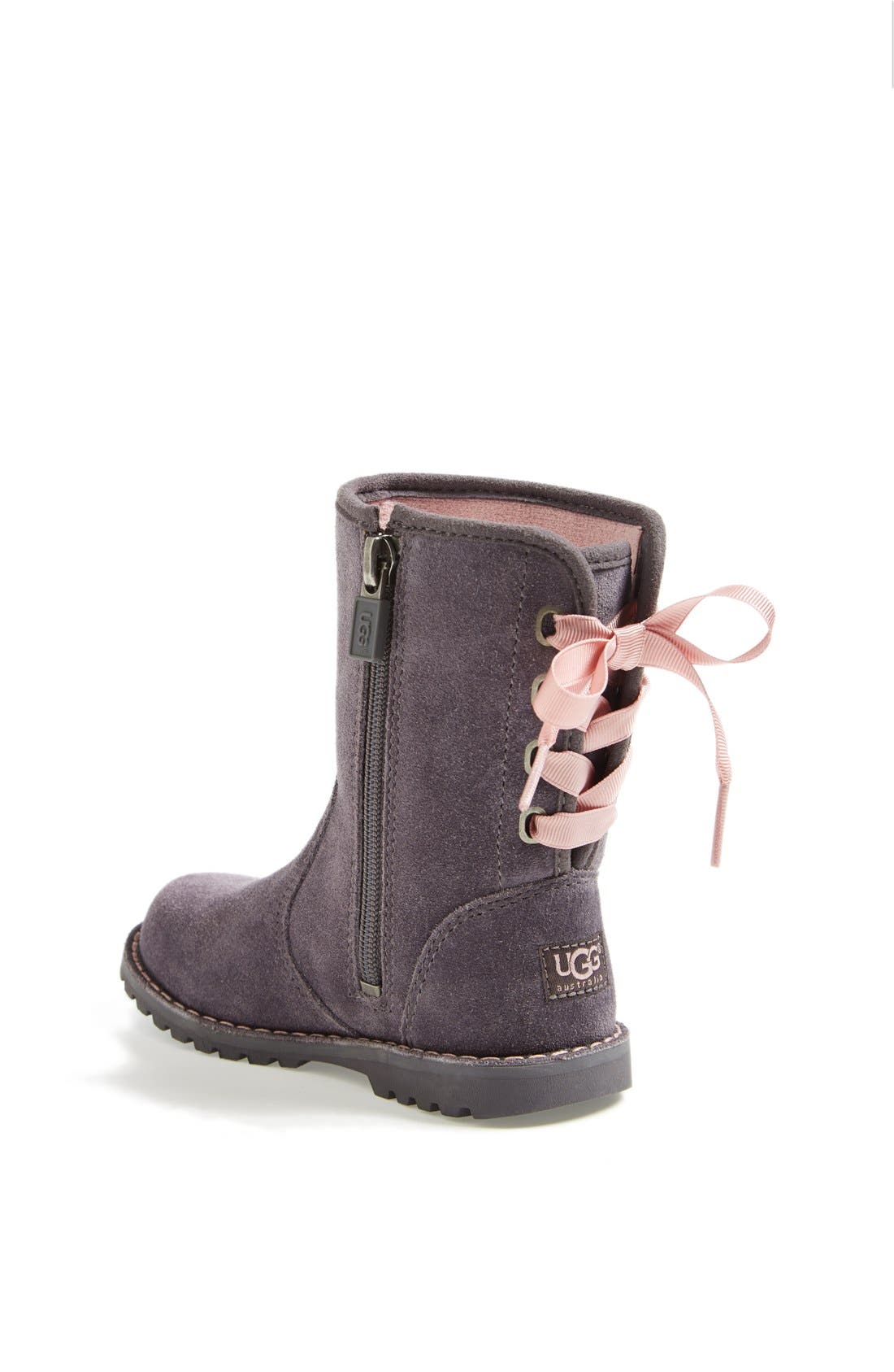 'Corene' Suede Boot, Alternate, color, LOCOMOTIVE GREY