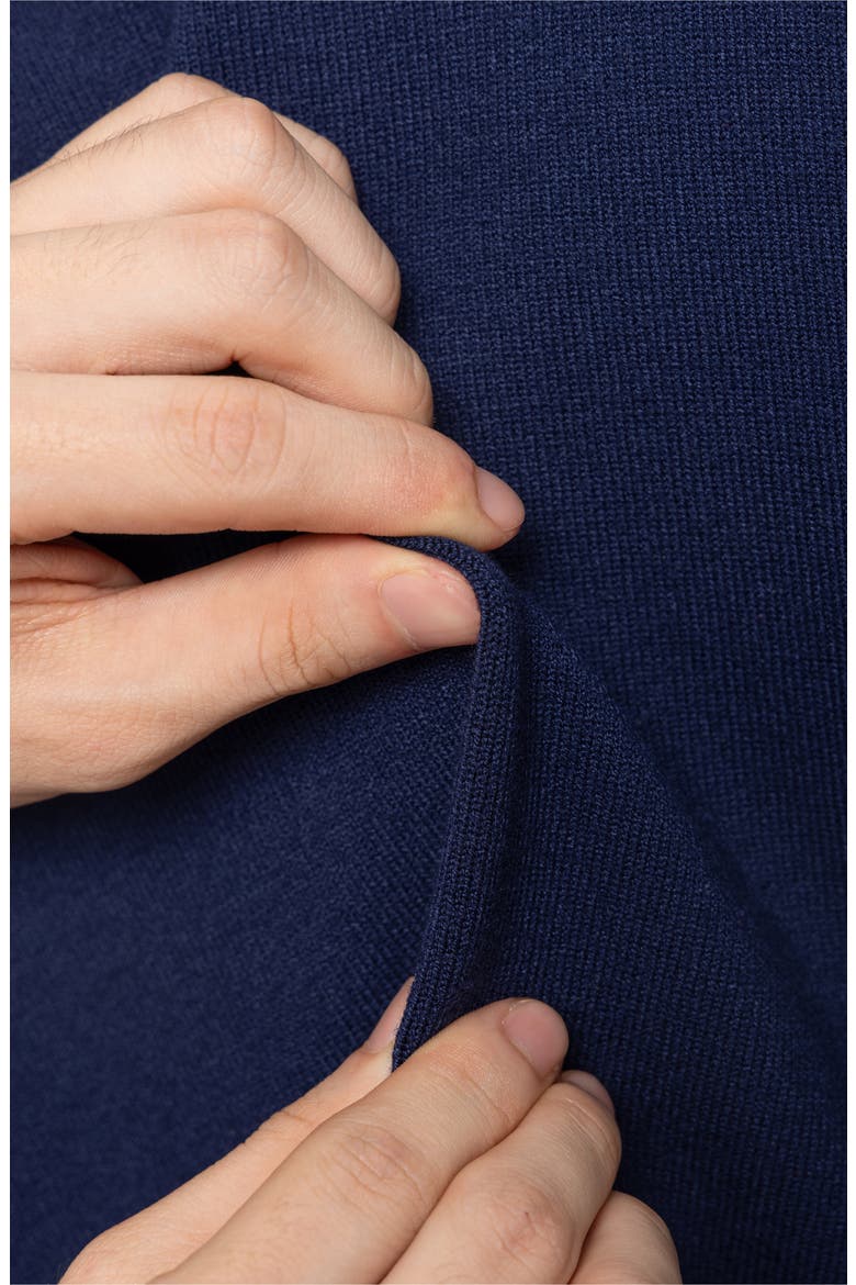 Kids' Basic Crew Neck Sweater, Alternate, color, NAVY