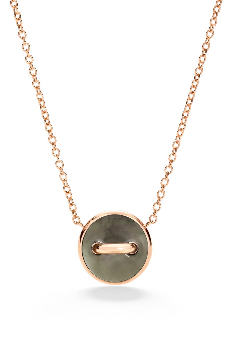 Pomellato Pom Pom Mother-of-Pearl Reversible Dot Pendant Necklace, Alternate, color, Pearl