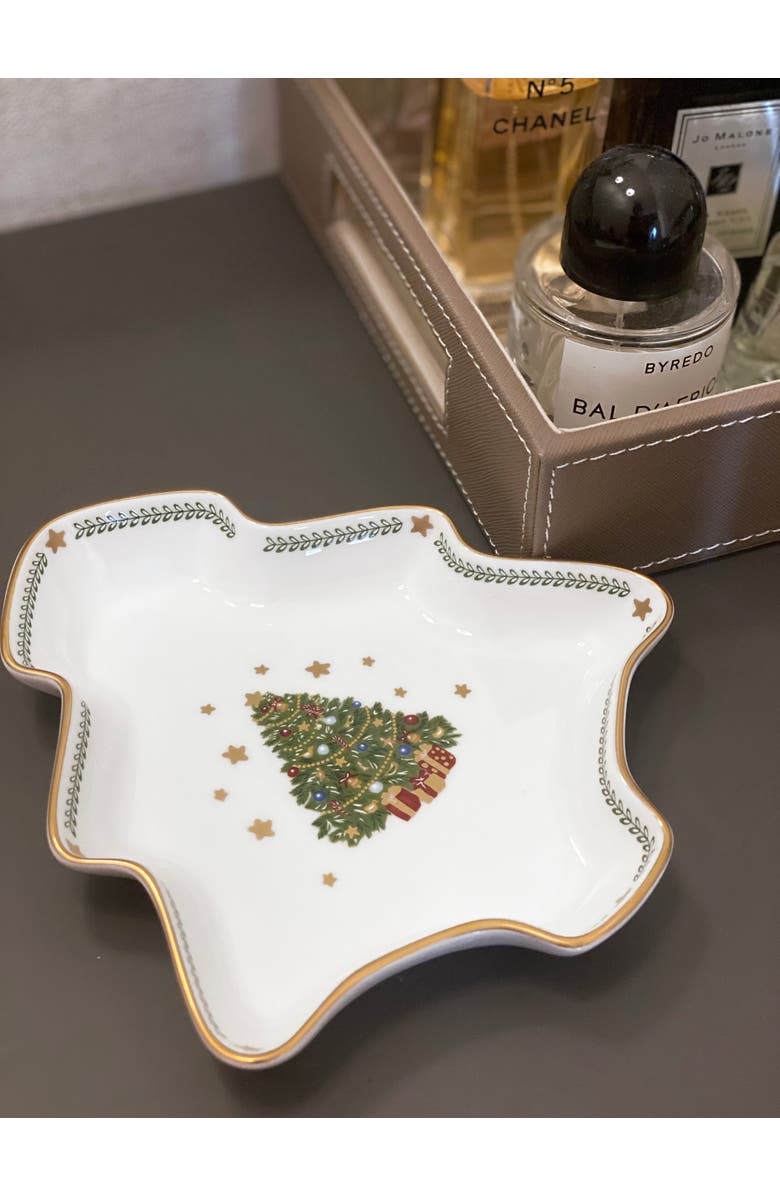 Prouna My Noel Tree Small Plate, Alternate, color, White